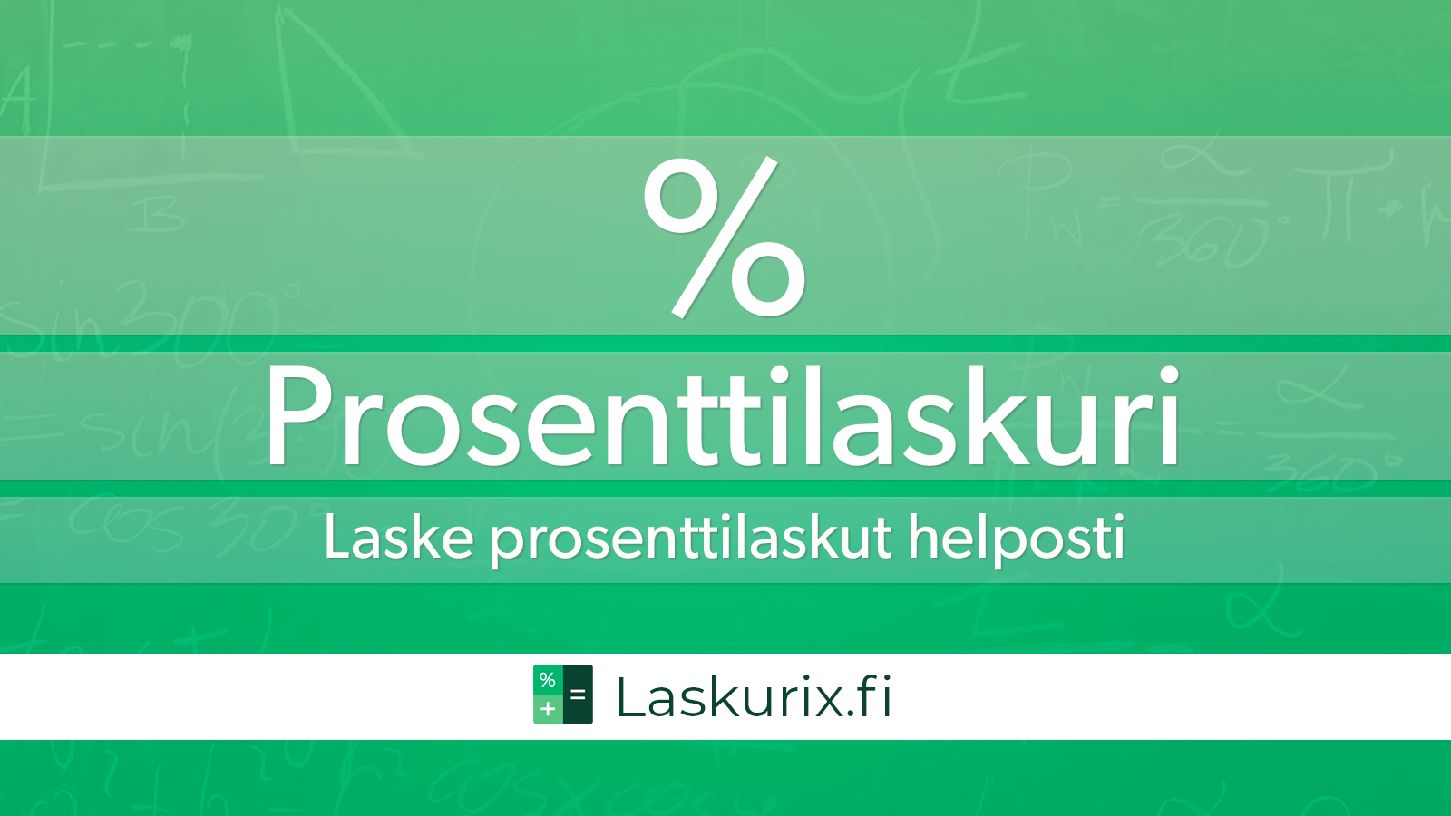 Read more about the article Prosenttilaskuri